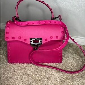 Pink Studded Handbag